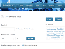 Tablet Screenshot of logistik-jobs.de